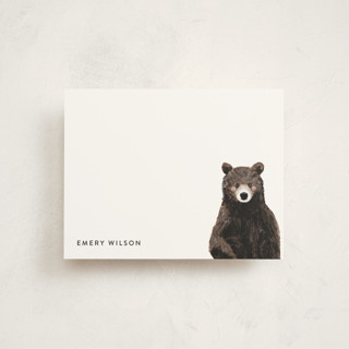 Baby Animal Bear Children's Stationery