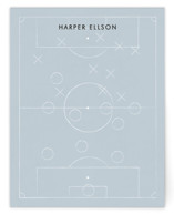 Soccer Schematic Children's Stationery