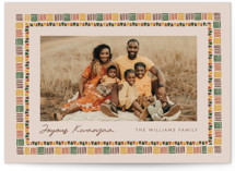 Kente Border Kwanzaa Cards