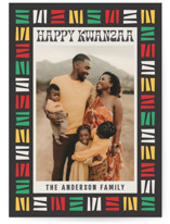 Colorful border Kwanzaa Kwanzaa Cards