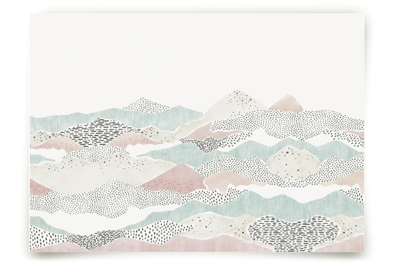 Abstract View Children's and Nursery Wall Mural by Monika Drachal Minted