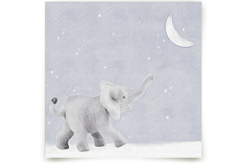 Moon Balloon Too Children's and Nursery Wall Mural by Maja Cunningham Minted