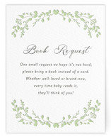 Flower Garden Letterpress Baby Shower Insert Cards