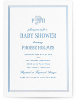 Cheseapeake Letterpress Baby Shower Invitations