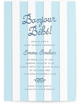 Mariniere Letterpress Baby Shower Invitations