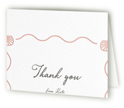 Ocean Love Letterpress Baby Shower Thank You Cards