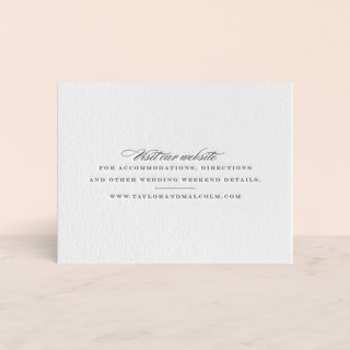 Charming Go Lightly Letterpress Direction Cards