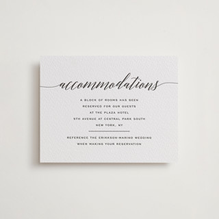 Someone Like You Letterpress Direction Cards