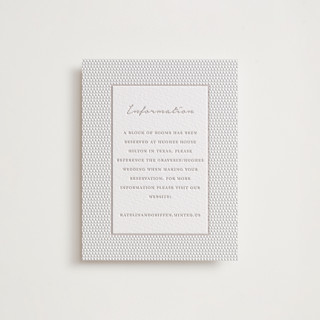 Botanical Garden Letterpress Direction Cards