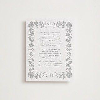 Arc Nouveau Letterpress Direction Cards