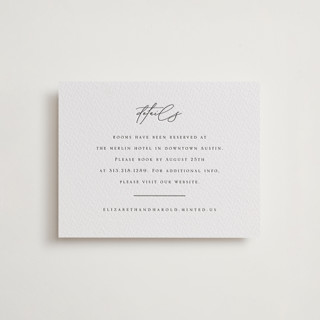 Court Letterpress Direction Cards