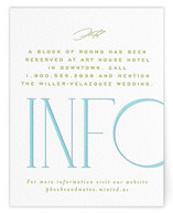 Letterpress Direction Cards