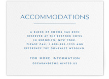 Letterpress Direction Cards