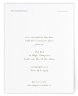 Letterpress Direction Cards