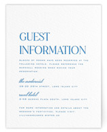 Letterpress Direction Cards