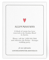 Letterpress Direction Cards