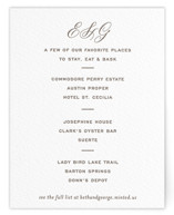 Basque Letterpress Direction Cards