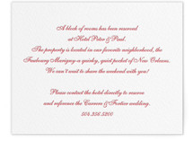 Larkin Letterpress Direction Cards