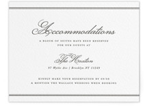 Bliss Letterpress Direction Cards