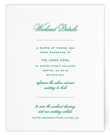 Keepsake Letterpress Direction Cards