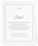 Clarion Letterpress Direction Cards