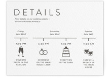 Kismet Letterpress Direction Cards