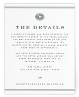 The Ranch Letterpress Direction Cards