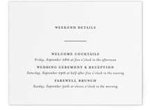 Bespoke Letterpress Direction Cards