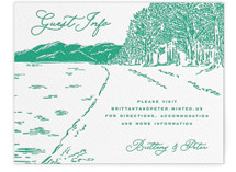 Lakeview Letterpress Direction Cards