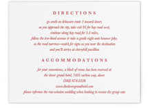 Classic Cherries Letterpress Direction Cards