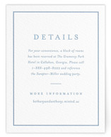 Hydrangea bloom Letterpress Direction Cards