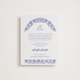 Embroidered Letterpress Direction Cards
