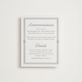 Court Letterpress Direction Cards