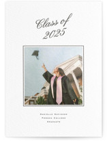 Hayworth Letterpress Graduation Announcement Photo Mount Cards