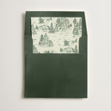 Christmas Toile Slip-In Envelope Liners