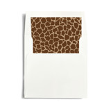 Giraffe Print Slip-In Envelope Liners