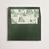 Christmas Toile Slip-In Envelope Liners