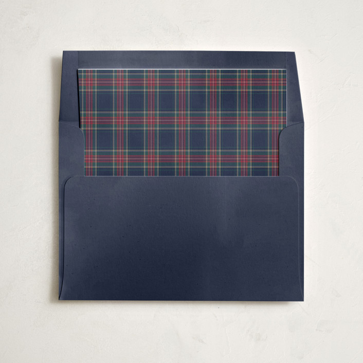 Petite Plume Windsor Tartan SlipIn Envelope Liners by Minted Minted