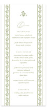 Posy Letterpress Long Menus