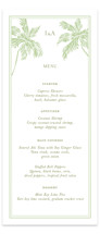 Shoreline Elegance Letterpress Long Menus