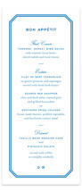Brasserie Letterpress Long Menus