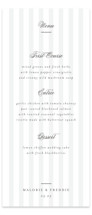 Striped Letterpress Long Menus