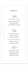 Evergreen Letterpress Long Menus