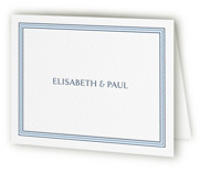 Beaufort Letterpress Mitzvah Thank You Cards