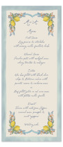Amalfi Coast Wedding Long Menus