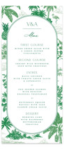 Tropical Toile Long Menus