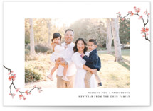 Watercolor Blossoms Lunar New Year Cards