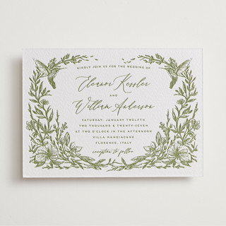 Eden Letterpress Wedding Invitations