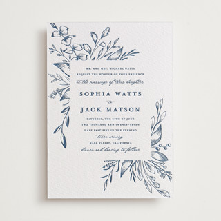Everlasting Letterpress Wedding Invitations