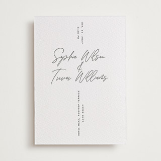 terrace Letterpress Wedding Invitations